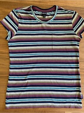 Patagonia Women’s Striped Pocket Tee - Multicolor